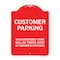 Signmission Unauthorized Cars Will Towed Away Owners Expense Heavy-Gauge Alum Sign, 18" L, 24" H, RW-1824-9747 A-DES-RW-1824-9747 - alternate 1